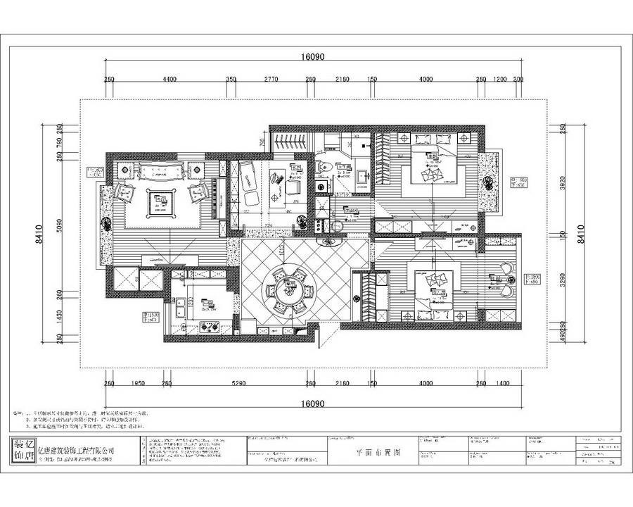 中式風(fēng)格裝修戶型示意圖